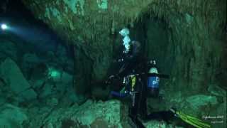 cave diving in Kefalonia Greece [upl. by Anitniuq]