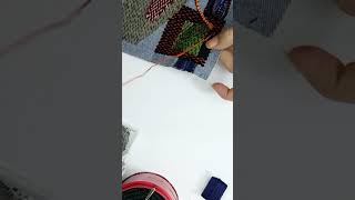 sashiko embroidery process sashiko boro embroidery japan [upl. by Godwin859]