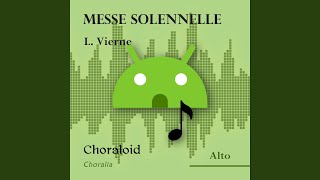 Messe solennelle Kyrie Voice with metronome [upl. by Ahsirtal]