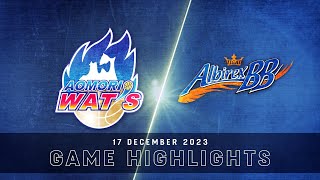 Aomori WATS vs Niigata Albirex Bb  Game Highlights [upl. by Nnahtebazile]