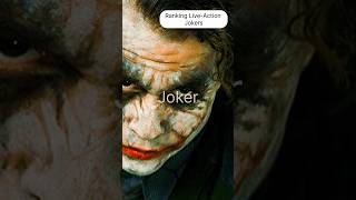 Who is the Best LiveAction Joker [upl. by Ruffin]