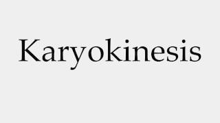 How to Pronounce Karyokinesis [upl. by Wivestad]