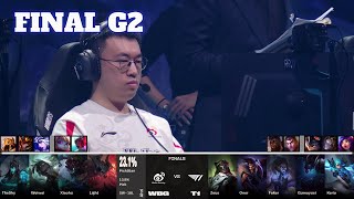 WBG vs T1  Game 2  Grand Finals LoL Worlds 2023  T1 vs Weibo Gaming  G2 full [upl. by Yhtommit]