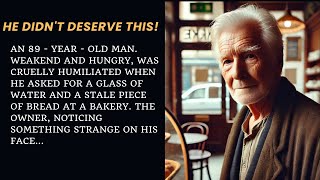 An 89YearOld Man Is Humiliated At A Bakery Something On His Face Terrifies The Owner When [upl. by Damicke892]