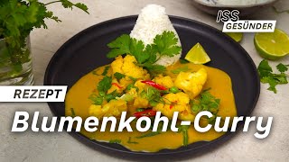 Veganes Rezept für BlumenkohlCurry  AOK [upl. by Brelje]