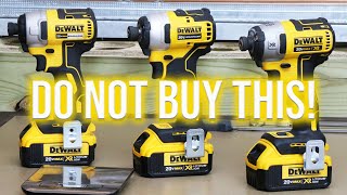 DONT BUY DeWALT TOOLS NEWEST IMPACT DRIVER AND HERES WHY [upl. by Ahseela]