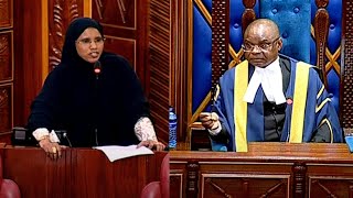 Drama as Speaker Amason Kingi Denies Sen Maryam Sheikh to Ask CS Kindiki Questions on AlShabaab [upl. by Salkin942]