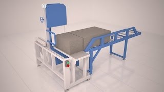 Concrete Block Cutting SetCLC BLOCK CUTTING MACHINE [upl. by Attelahs]