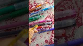 New montex glitter gel pen ₹120montex art gelpenyoutubeshorts drawing pen [upl. by Harneen]