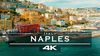 Naples  Napoli Italy 🇮🇹  by drone 4K [upl. by Aonehc]