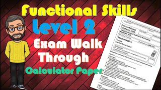 Functional Skills Maths Level 2 Full calculator Exam [upl. by Jablon]