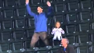 Dad Dancing at Stadium [upl. by Rocker835]