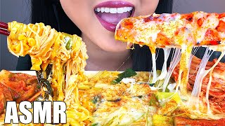 ASMR CHEESY KING CRAB FIRE NOODLES  ASMR Phan [upl. by Finbur]