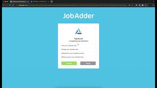 JobAdder  How to connect with TalentLynk [upl. by Pepper]