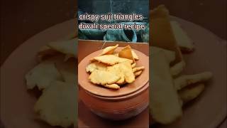 quotUltimate Crispy Suji Triangles  A Diwali Delight You Cant Resist 🎉✨quot [upl. by Zelde500]