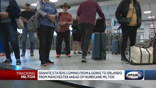 Last flights to from Orlando before Hurricane Milton shuts down airports [upl. by Alemat106]