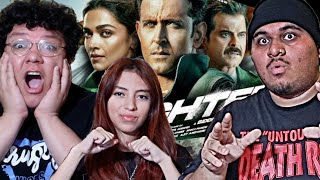 Americans React To Fighter Trailer  Fighter Trailer Review  Hrithik Roshan Deepika Padukone [upl. by Ereveniug]