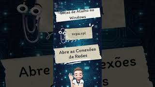 Atalho Windows  Conexões de Redes ncpacpl [upl. by Akkire643]