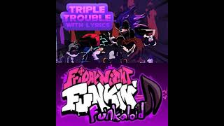 FNF  Cries of the Soul  Triple Trouble Mashup brodo lyrics  UTAU [upl. by Agan125]