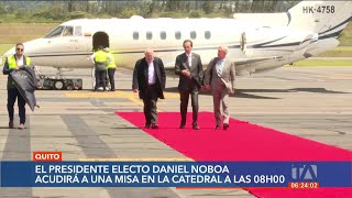 Llegan a Ecuador autoridades internacionales para asistir a la ceremonia de posesión de Daniel Noboa [upl. by Nagar]