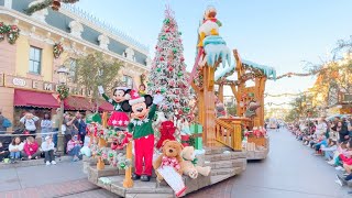 4K FULL Christmas Fantasy Parade at Disneyland Park  Holidays at Disneyland [upl. by Weldon148]