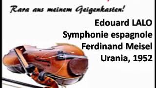 Edouard Lalo Symphonie espagnole [upl. by Smiley]