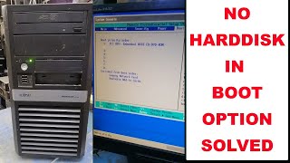 fujitsu server harddisk not found in boot option solved [upl. by Lowell]