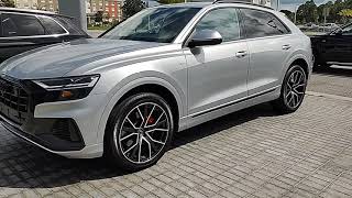 2022 Audi Q8 55 quattro Florett Silver Okapi Brown [upl. by Esinrahs897]