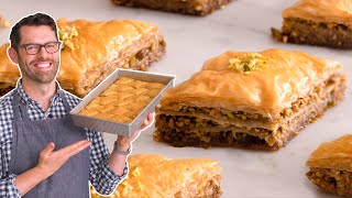 How to Make Baklava  Preppy Kitchen [upl. by Bartlet]