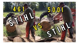 Stihl Showdown 461 vs 500i [upl. by Seavey]