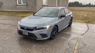 2022 Honda Civic Sport InDepth Walkthrough and Drive [upl. by Dwayne]