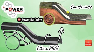 Connecting 2 Bodys with the New Constraints  Power Surfacing  Solidworks [upl. by Baten877]