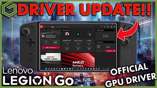 Legion Go  Official GPU Drivers Released for Dec 25  How to Update and Game Comparisons [upl. by William]