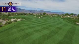 Coyote Springs Golf Club Flyover Hole 11 [upl. by Amabil594]