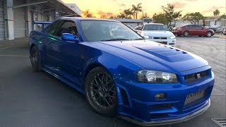 RAREST Skyline R34 GTRs in the World 6K Miles on the Clock [upl. by Costa]