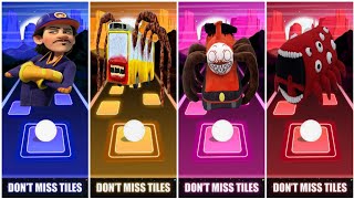 paw patrol VS bus Eater VS Choo Choo Charles VS train Eater  tiles hop edm rush tileshop [upl. by Allison187]