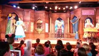 Storytelling at the Royal Theatre Beauty and the Beast at Disneyland [upl. by Lebatsirc]