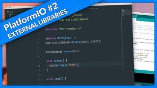 PlatformIO  Using External Libraries [upl. by Rosena935]