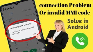 How To Fix connection Problem Or invalid MMI code in Android 2024ll [upl. by Vahe]