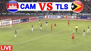 CAMBODIA 0 vs 1 TIMOR LESTE  LIVE AFF U23 CHAMPIONSHIP 2022 [upl. by Hedley292]