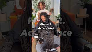 He was mad she charged him extra for knee length locs 🤷🏽‍♀️ [upl. by Aimekahs]