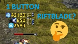 40 Rift  1 Button Riftblade Guide [upl. by Ahsilra]