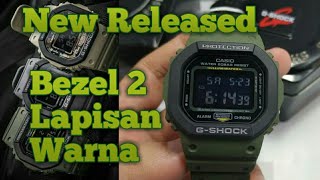 Review Casio GShock DW5610SU3DR Gaya Militer Hijau New Released [upl. by Colfin]