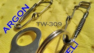 TEK TELDEN İŞÇİLİK  key chain How is it done [upl. by Eniger]