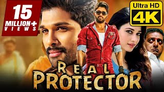 Real Protector 4K ULTRA HD Superhit Action Hindi Dubbed Full Movie  Allu Arjun Tamannaah [upl. by Anined]