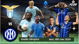 FC 25 Lazio vs Inter Milan  Serie A 202425 [upl. by Cathy315]