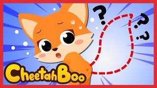 My tail is gone Please find my tail  This weeks best Nursery rhymes  Kids song  Cheetahboo [upl. by Sherborne]