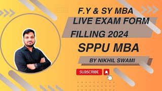 SPPU Exam Form Filling for MBA 2024 Demo  FY amp SY  Marathi  NS Sir [upl. by Charleen594]