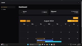 CALENDARIO WEB CON LARAVEL FILAMENT [upl. by Aetnahs]