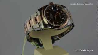 Rolex Oyster Perpetual Datejust 36mm 116201 a Luxusuhr24 Ratenkauf ab 20 EuroMonat [upl. by Kort]